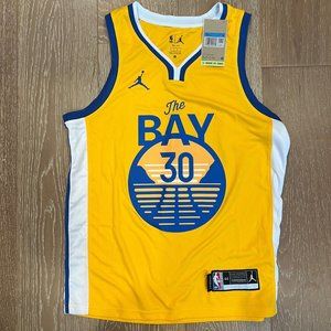 [Small] Stephen Curry Limited The Bay Jersey NBA Swingman Golden State Warriors